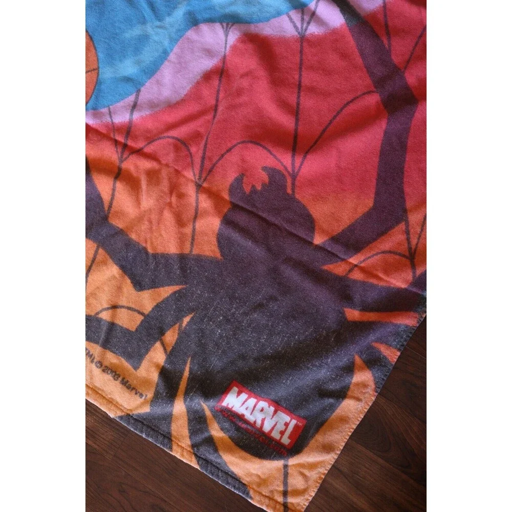 Vintage Spider-man Beach Towel 54x29 Marvel Hero 2003